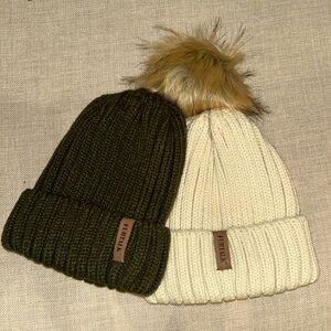 Winter hats by a brand called “FURTALK”!